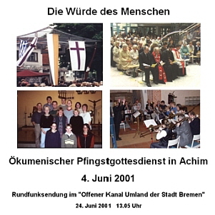 2001_CD_Pfingstgottesdienst Achim_Vorderseite_H300